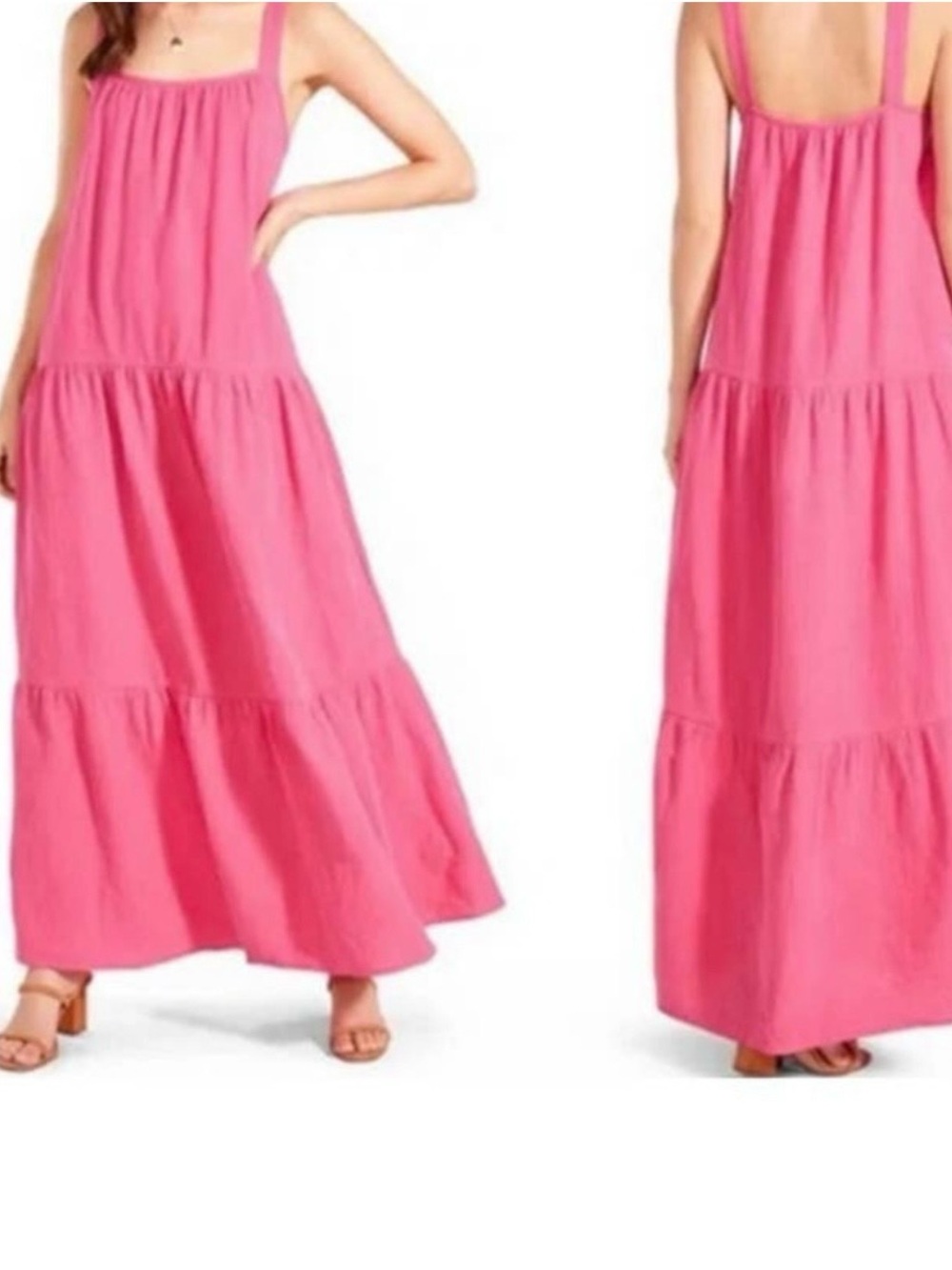 NEW BB Dakota by Steve Madden Tiered Maxi Sun Dresz